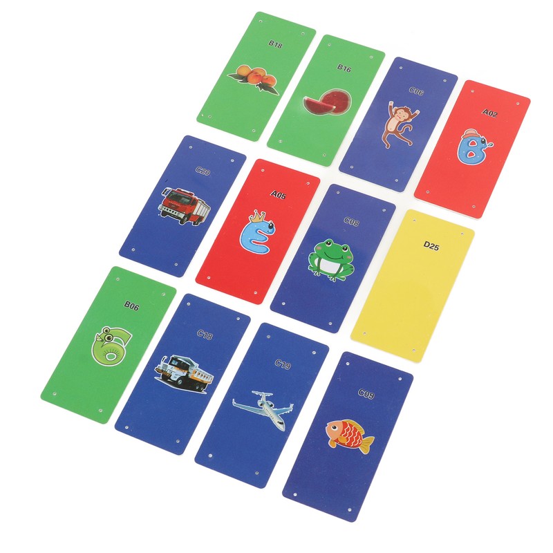 50pcs Amblyopia Training Card Waterproof 0.7mm Hole 4 Holes Strabismus