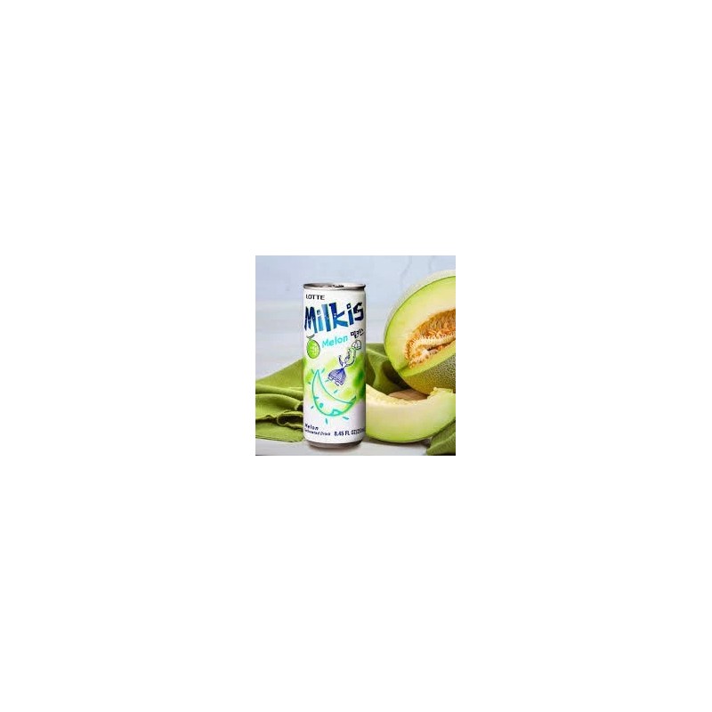 Lotte Milkis Melon Flavored Soft Drink 8.45ozx6cans