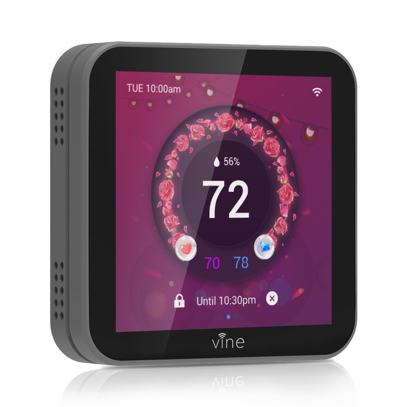 vine Programmable Thermostat for House with 4.0" Touch Screen, WiFi