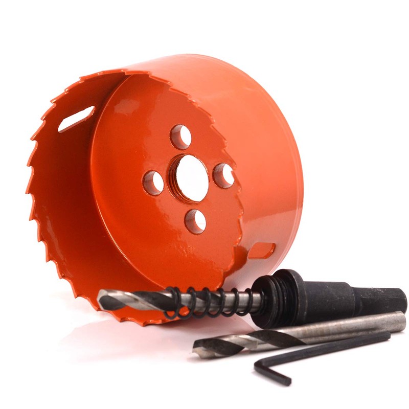 Koopi 76mm / 3 Inch BI-Metal Hole Saw with Arbor
