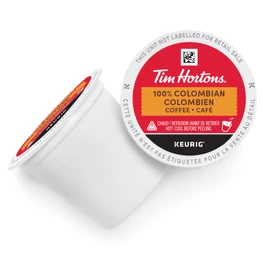 Tim Hortons Colombian Coffee, Single Serve Keurig K-Cup Pods, Medium Roast, 48 Count