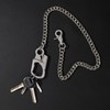 [Ahiller] Sturdy Wallet Chain, [Double Locking Carabiner, Stainless Steel Chain],