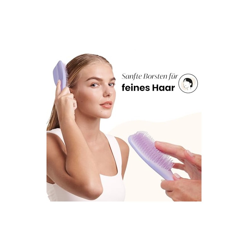 Tangle Teezer Ultimate Detangler Hair Brush for Coloured, Fine &