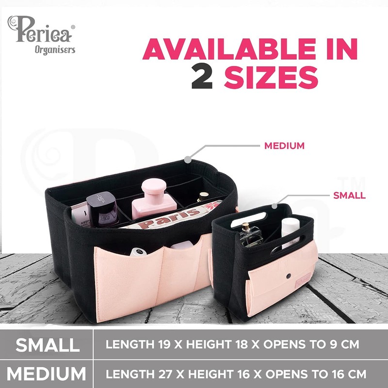 Periea 'Aya' Premium Felt Bag Organiser Insert - 2 Sizes