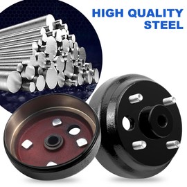 Roykaw EZGO Brake Hub Drum W/30 Teeth Die Casting Fine Splined for TXT/Medalist/RXV/Shuttle 4/6, ST Express/Sport II, Marathon/MPT/Workhorse/Columbia 4 Cycle Gas Golf Cart OEM # 21807G1, 41843-94