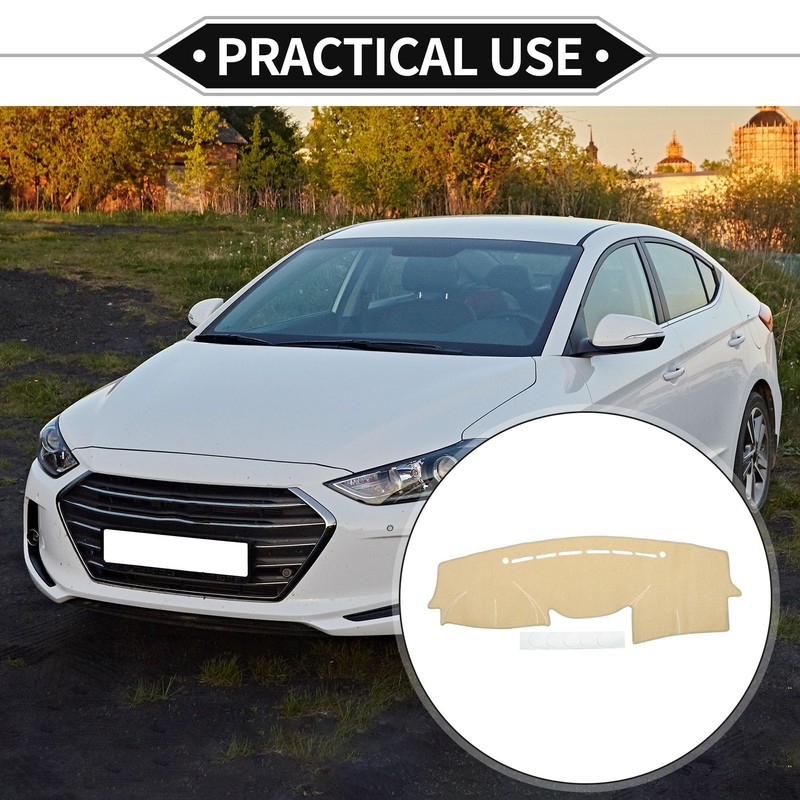 VekAuto Dash Cover Compatible for Hyundai Veracruz 2007-2012, Non-Slip Polyester