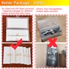 Breezliy 2100 PCS Brad Nails 7 Sizes multi-Length Galvanized Straight