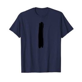 Creative Bold Black Letter I - Design - Alphabet - Marker T-Shirt
