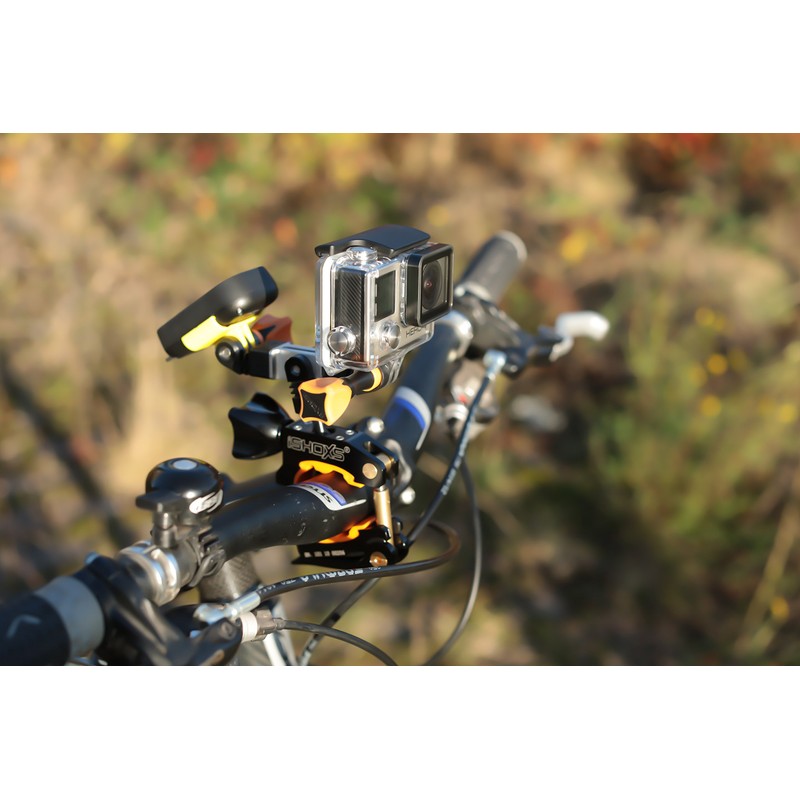 iSHOXS ProMount Action Cam Bicycle Handlebar Mount Professional Aluminium Holder