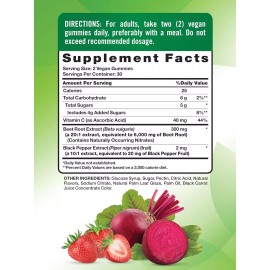 Nature's Truth Beet Root Gummies | 60 Count | Superfood | Non-GMO | by Nature's Truth