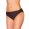 Aquarti Womens' Bikini Bottoms Mid Waist, Braun, 14