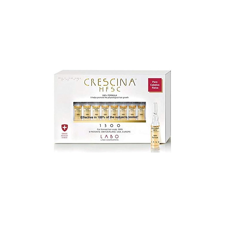 Crescina HFSC Hair Growth Treatment Thinned Hair Scalp For Men