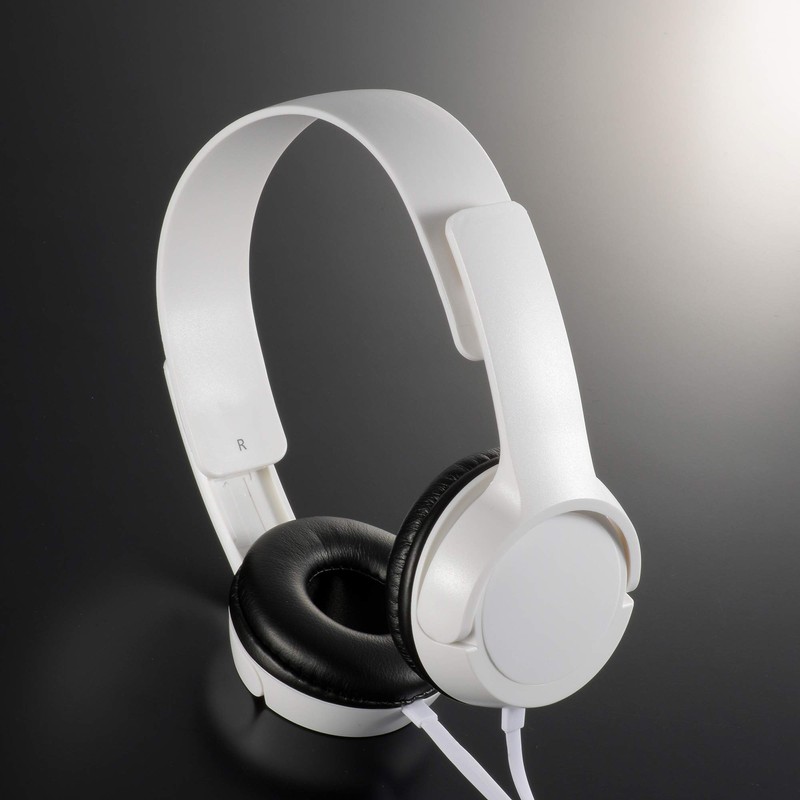 Ohm (OHM) AudioComm Stereo Headphones (White) HP-H125N-W Regular