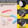 Mardatt 12 Pieces Elastic Bracelet String Cord Kit Includes 0.4