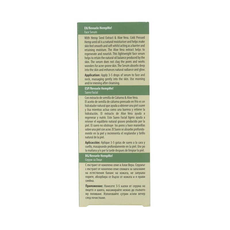 Revuele - Hemp Me! Face Serum - 30ml