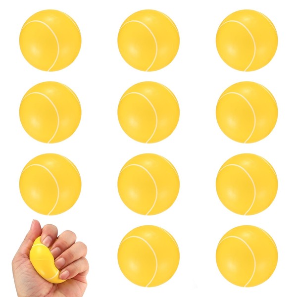 Xujinsongg 12 Pcs Foam Tennis Balls, Soft Sponge Balls