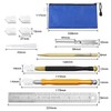 SPEEDWOX Glass Cutter Tool Kit 2mm-20mm Pencil Style Oil Feed