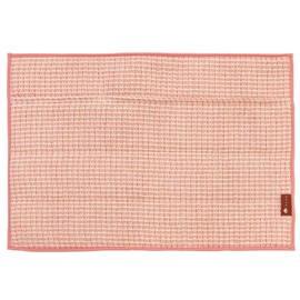 OKA Water Drainer Absorbent Mat, Pink, Approx. 10.6 x 15.7 inches (27 x 40 cm), PLYS base, Waffle, Moisture Control, Deodorizer, Japan