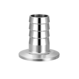 sourcing map 304 Stainless Steel KF25 Flange to 20mm Rubber Hose Barb Adapter for Vacuum