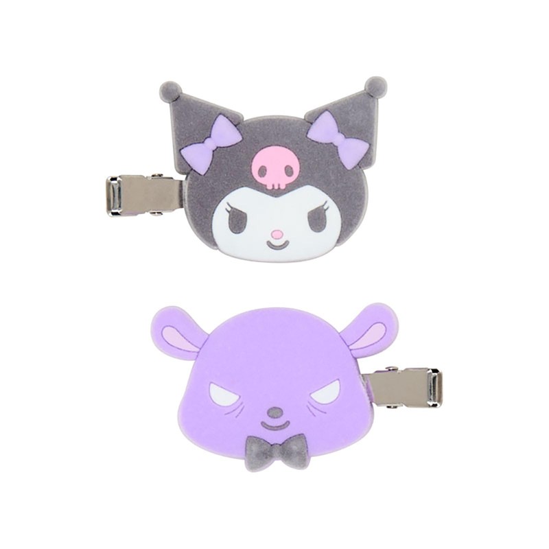 Sanrio 151564 Chrome Bangs Clip, Right-facing and Left-facing Set, For