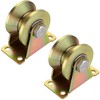 Lyplus Heavy Duty 3-Inch V-Groove Caster Wheels - Smooth Rolling