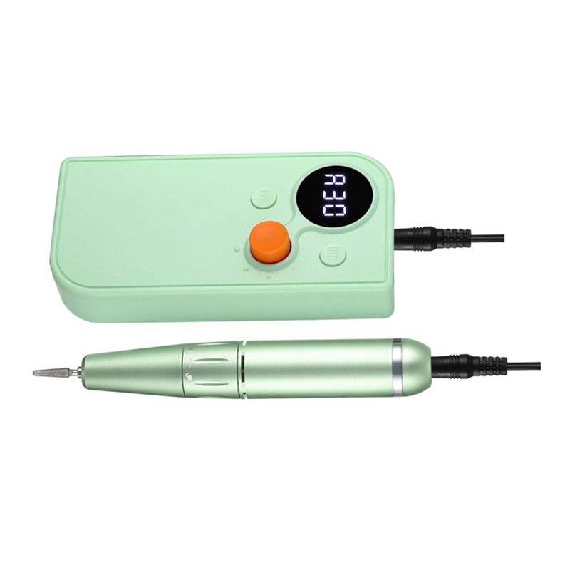 UV101 Nail Drill Machine LED Screen 0‑30000RPM Potable Nail Grinding