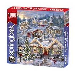 Springbok's 1000 Piece Jigsaw Puzzle Christmas Village - Made in USA