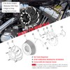 kekykm Twin Cam Air Cleaner Intake Filter Kit For Harley