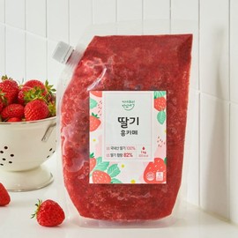 이제부터 맛있게 딸기 홈카페 1kg 2팩 Delicious Strawberry Home Cafe 1kg 2 Packs From Now On