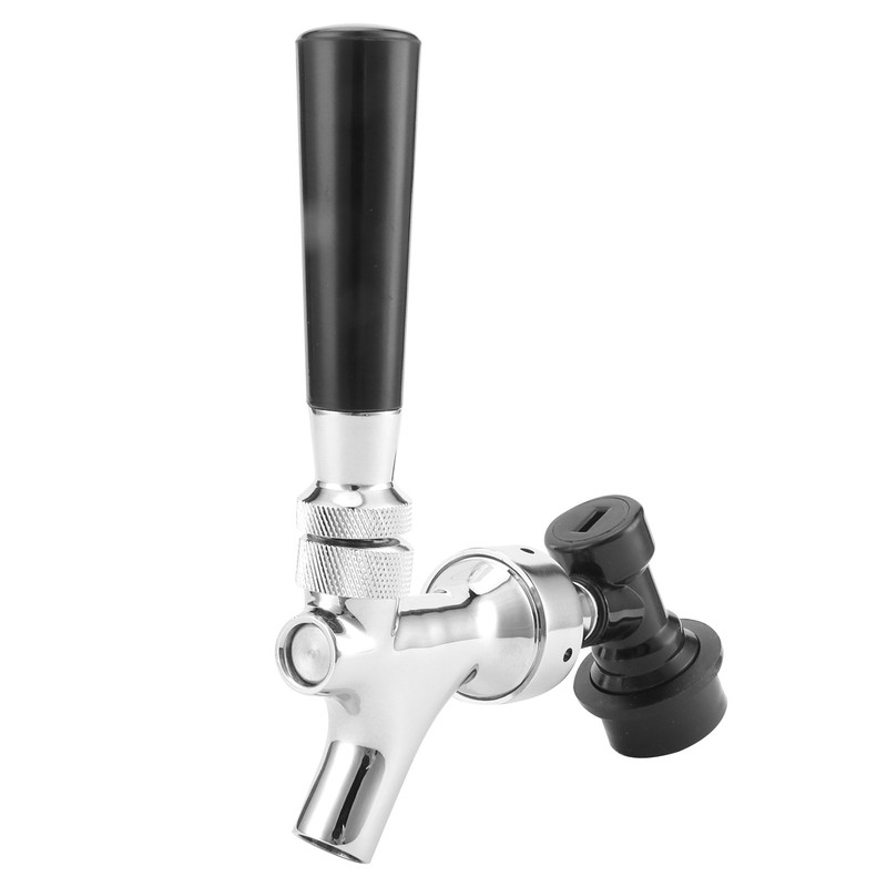 Stainless Steel Beer Keg Tap Faucet with Ball Lock Disconnect