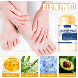 Crema para Pies, Exfoliante para Pies, Crema Hidratante con Urea 42 para Pies, Extra Strength Callus Remover Cream,Elimina Eficazmente Los Callos y la Piel Gruesa.
