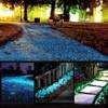 4.8Lbs 1100Pcs Glow in The Dark Stones Pebbles Blue Glow