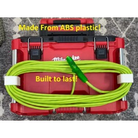 HPM Black Milwaukee Packout Extension Cord Mount Holder Organizer - Black