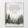 Poecinvi Christian Journal, Christmas Tree Notebook, for I Know the