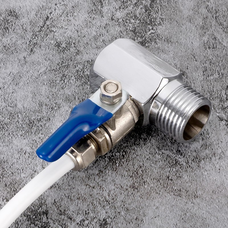 Pxyelec Ball Valve Shut Off Switch RO Feed Water Adapter