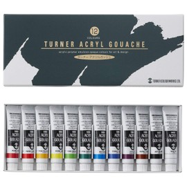 Turner acrilico guazzo 12 colori set scuola (Giappone importazione)