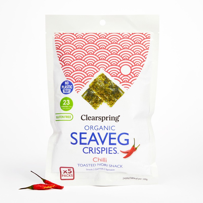 Clearspring Organic Seaveg Crispies Multipack (1, Chilli)