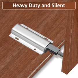 2 Pack Push Open Door Catches Push to Open Cabinet Latch Touch Open Kitchen Drawer Closer Magnetic Push Catch for Cupboard, Drawer, Wardrobe, RV Door