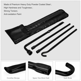 Spare Tire Tool Kit with Bag for 2004-2014 Ford F-150, and 2 Ton Scissor Jack