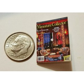 Miniature dollhousebook 1/12 Scale  Miniature Collector Magazine Art Deco