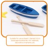 STOBOK 7 Sets Mini Rowing Boats in Beach Style Miniature