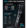 Amzyigou Powerful Flashlights 600000 High Lumens, 10000mAh Battery | 6