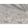 NEW ALESSI FOR DELTA AIRLINES SHORT STEMLESS WINE GLASSES 3.25"