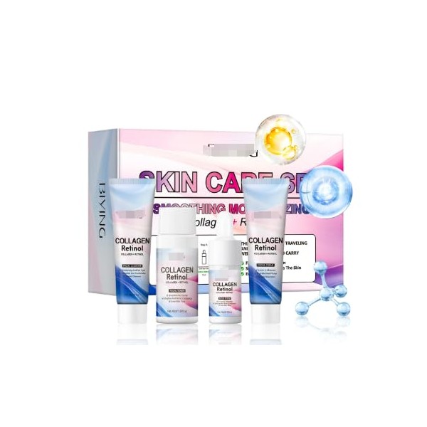 Collagen Retinol Anti-Wrinkle Facial Kit 4pcs