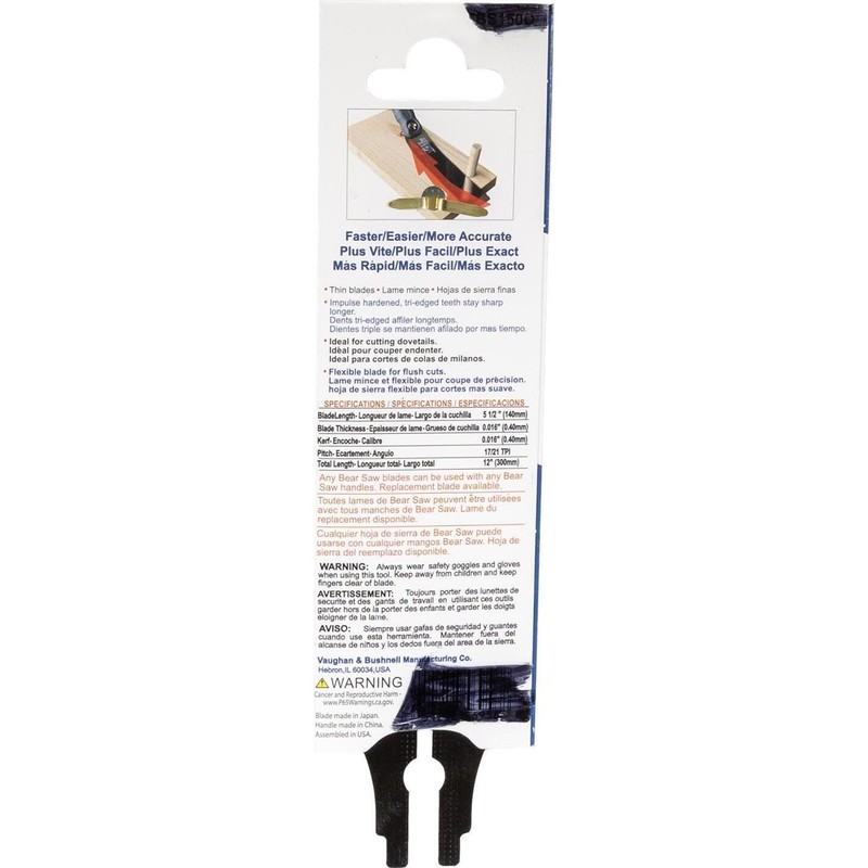 Vaughan 569-82 150RBD Replacement Blade for Bear Hand Saw with