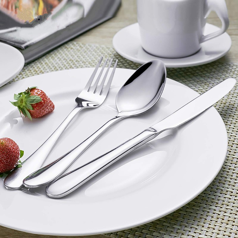 VANRA 3-Piece Children Flatware Set 18/10 Stainless Steel Child Set