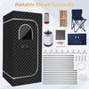 XINONE Protable Sauna for Home，(71"x32"x32") Steam Sauna Box,Personal SaunaTent with