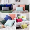 CALIYO Plain Velvet Cushion Covers, Decorative Cushions for Sofa /