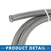 A ABSOPRO Braided Fuel Line Hose AN4 1 Meter PTFE