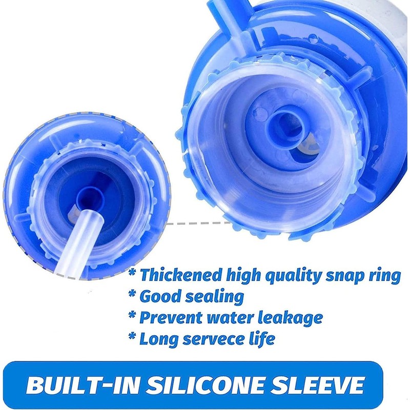 2-Pack 5 Gallon Water Pump, Manual Water Jug Dispenser Hand